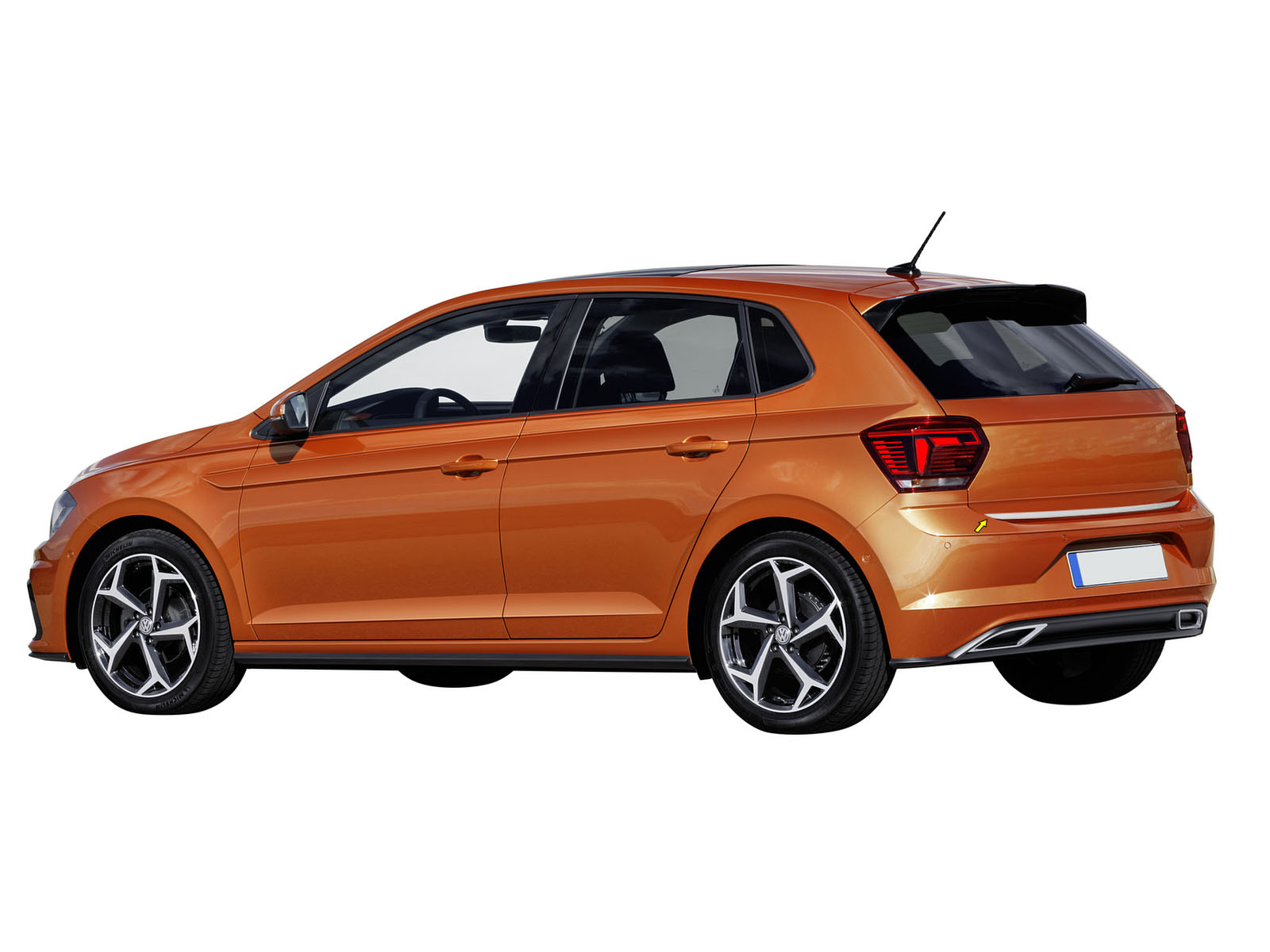 S-Dizayn VW Polo MK6 Krom Bagaj Alt Çıta 2017-2021 S-Dizayn VW Polo MK6 Krom Bagaj Alt Çıta 2017-2021
