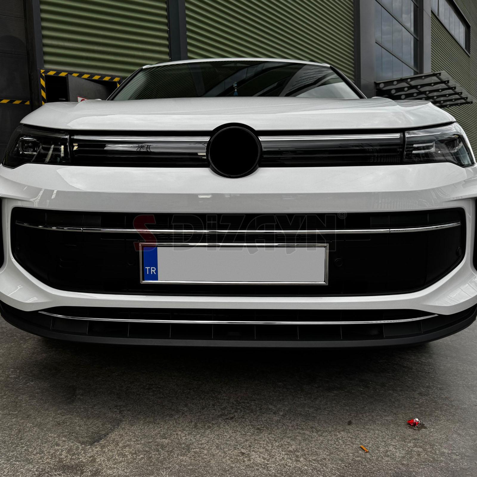 S-Dizayn VW Tiguan 3 Krom Ön Tampon Alt Çıtası 2024 Üzeri A+ Kalite S-Dizayn VW Tiguan 3 Krom Ön Tampon Alt Çıtası 2024 Üzeri A+ Kalite