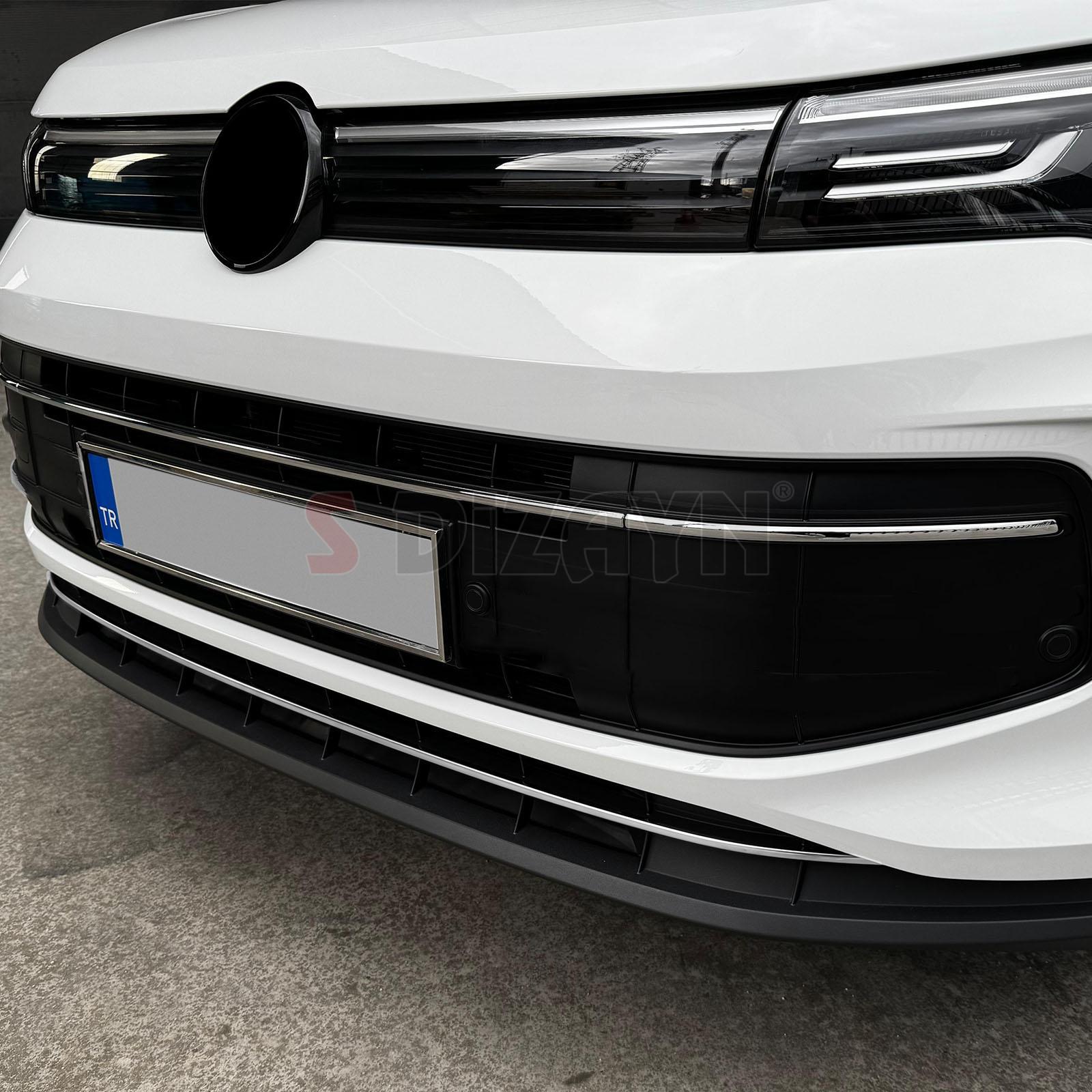 S-Dizayn VW Tiguan 3 Krom Ön Tampon Alt Çıtası 2024 Üzeri A+ Kalite S-Dizayn VW Tiguan 3 Krom Ön Tampon Alt Çıtası 2024 Üzeri A+ Kalite