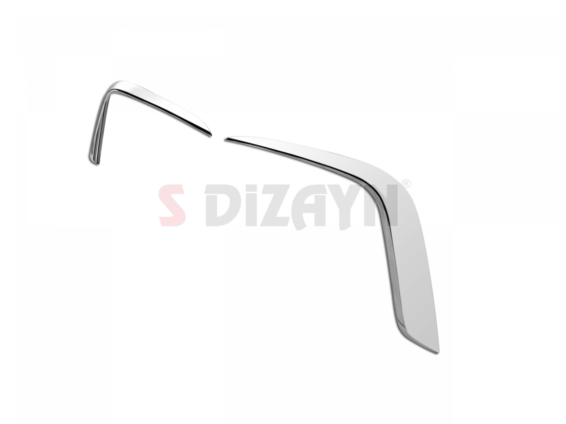 S-Dizayn VW Tiguan Krom Arka Tampon Difüzör Çıtası OEM Still 2 Prç. 2024 Üzeri A+ Kalite S-Dizayn VW Tiguan Krom Arka Tampon Difüzör Çıtası OEM Still 2 Prç. 2024 Üzeri A+ Kalite