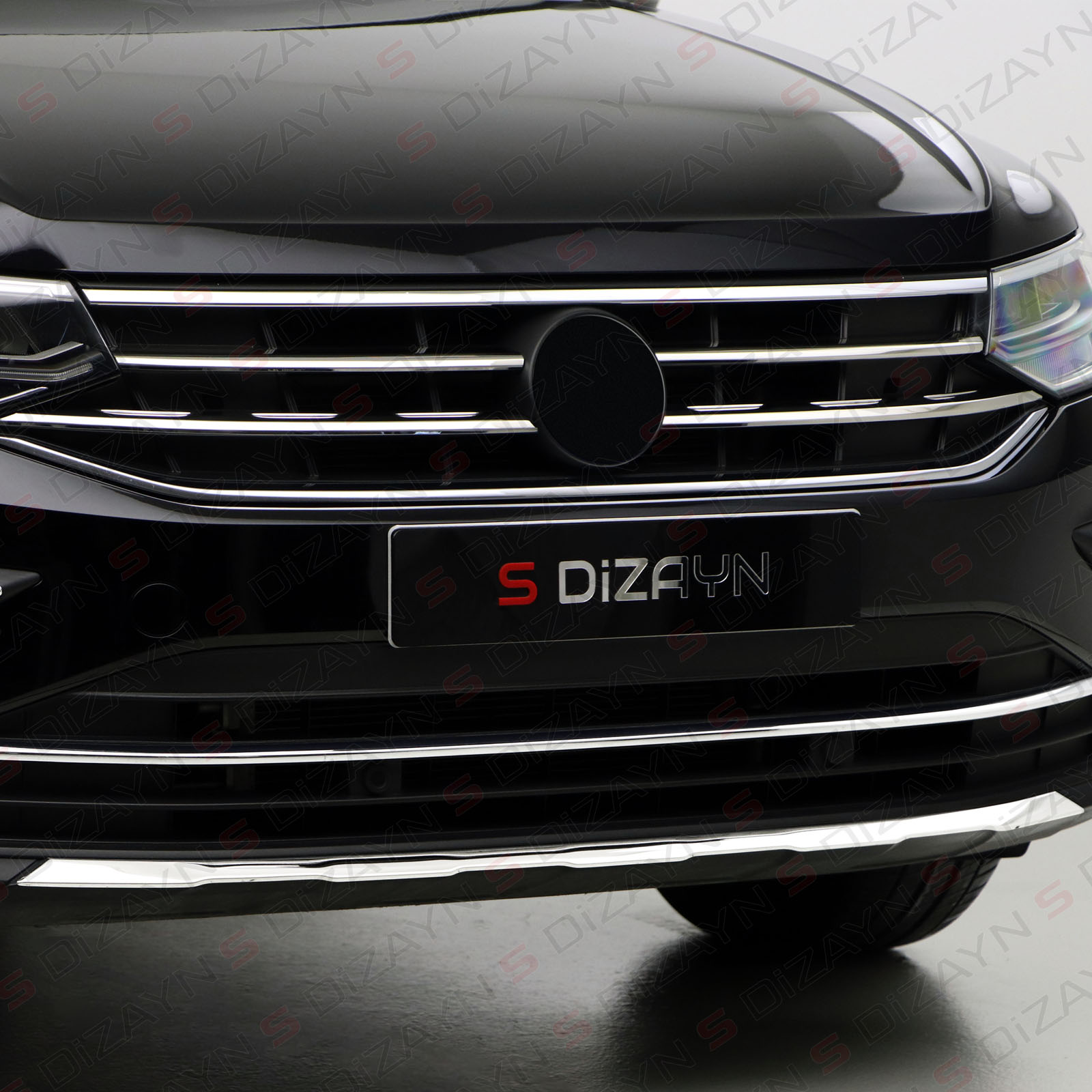 S-Dizayn VW Tiguan Krom Ön Tampon Çıtası 2020-2024 (Mat Krom) S-Dizayn VW Tiguan Krom Ön Tampon Çıtası 2020-2024 (Mat Krom)