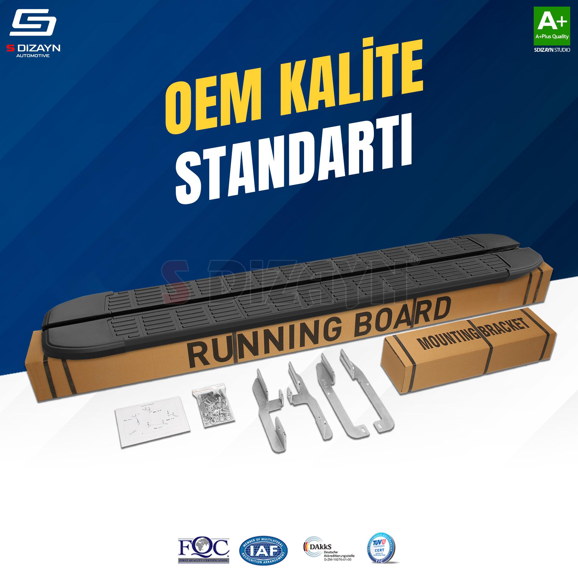 S-Dizayn VW Transporter T6.1 Kısa Şase S-Line Siyah Yan Basamak 213 Cm 2019-2025 A+ Kalite S-Dizayn VW Transporter T6.1 Kısa Şase S-Line Siyah Yan Basamak 213 Cm 2019-2025 A+ Kalite