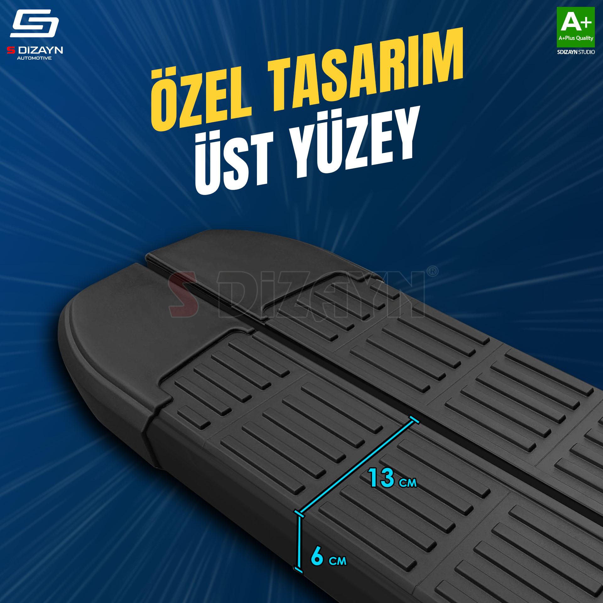 S-Dizayn VW Transporter T6.1 Kısa Şase S-Line Siyah Yan Basamak 213 Cm 2019-2025 A+ Kalite S-Dizayn VW Transporter T6.1 Kısa Şase S-Line Siyah Yan Basamak 213 Cm 2019-2025 A+ Kalite