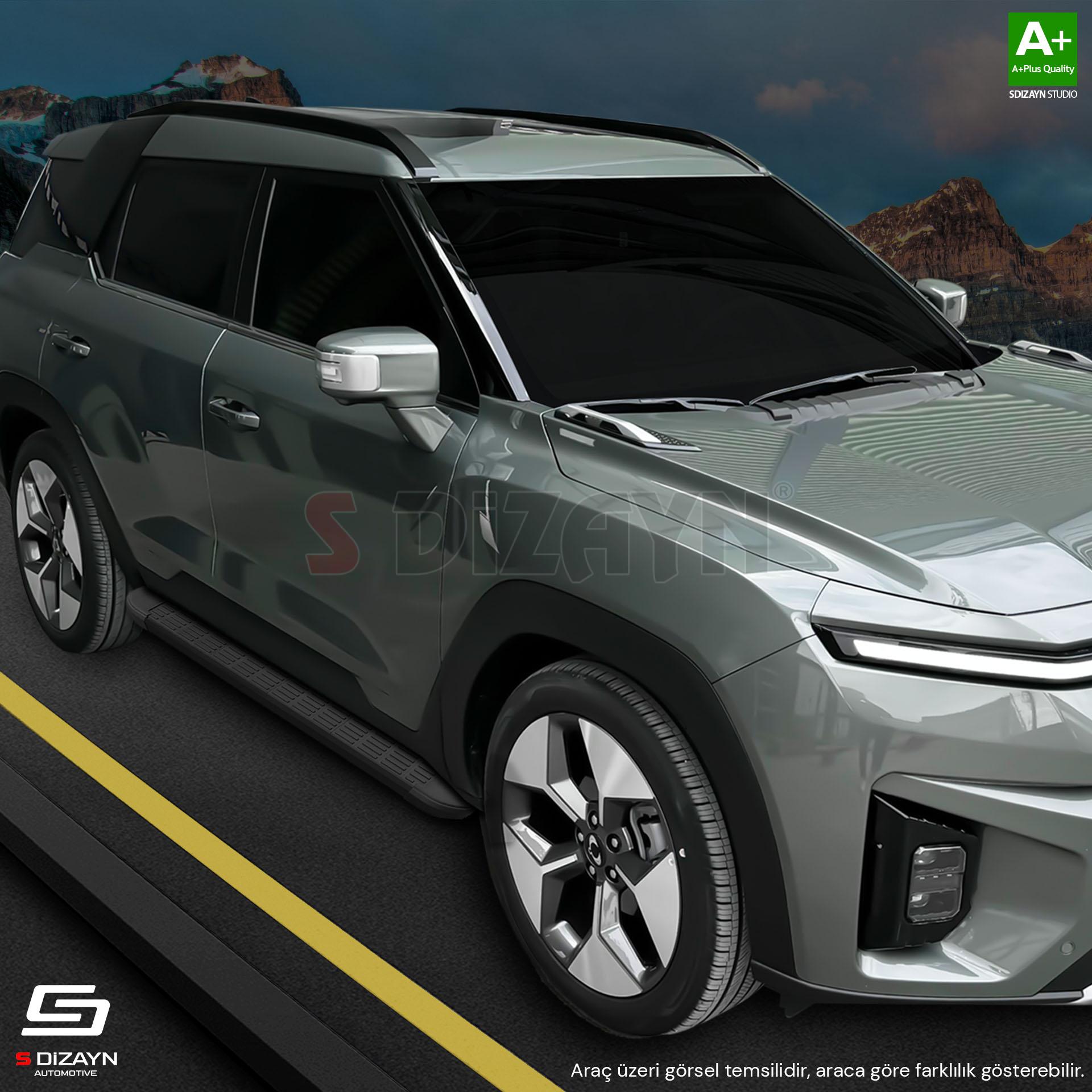 S-Dizayn VW Transporter T6.1 Kısa Şase S-Line Siyah Yan Basamak 213 Cm 2019-2025 A+ Kalite S-Dizayn VW Transporter T6.1 Kısa Şase S-Line Siyah Yan Basamak 213 Cm 2019-2025 A+ Kalite
