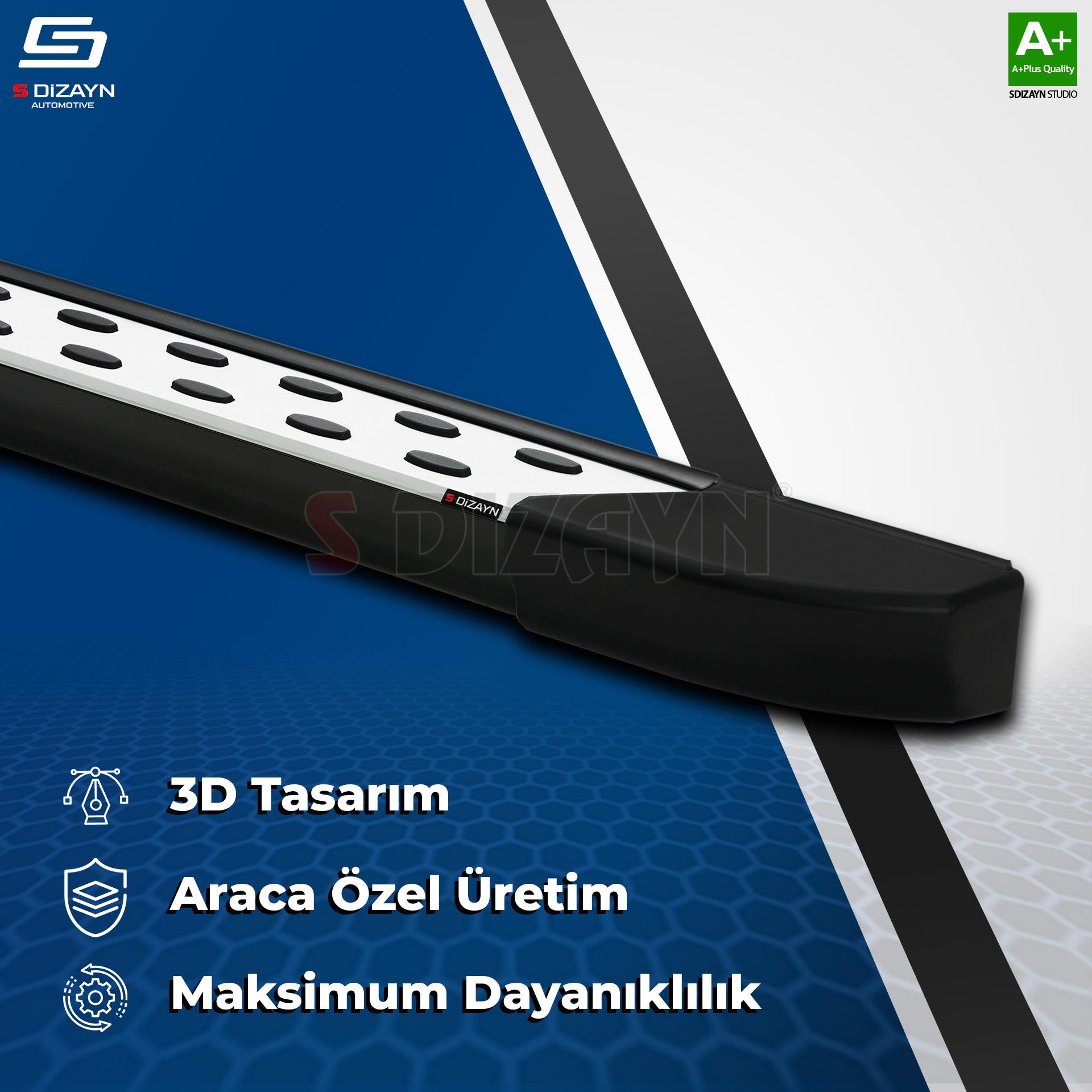 S-Dizayn VW Transporter T6.1 Kısa Şase TrimLine Gri Yan Basamak 215 Cm 2019-2025 S-Dizayn VW Transporter T6.1 Kısa Şase TrimLine Gri Yan Basamak 215 Cm 2019-2025