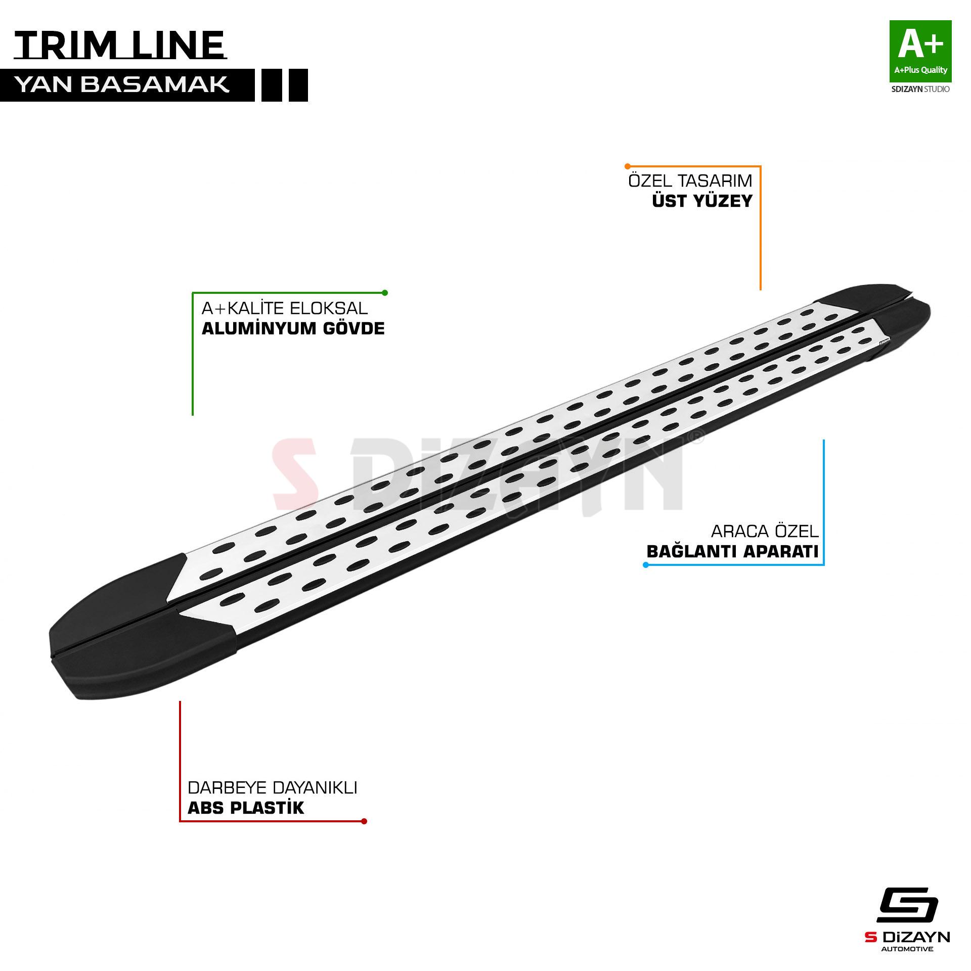 S-Dizayn VW Transporter T6.1 Kısa Şase TrimLine Gri Yan Basamak 215 Cm 2019-2025 S-Dizayn VW Transporter T6.1 Kısa Şase TrimLine Gri Yan Basamak 215 Cm 2019-2025