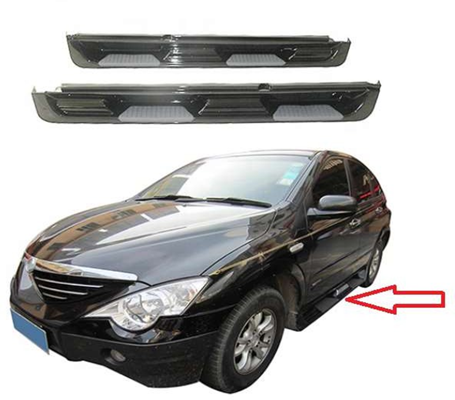 Ssangyong Actyon Uyumlu 2006 Sonrası Yan Basamak Oem Style Siyah Ssangyong Actyon Uyumlu 2006 Sonrası Yan Basamak Oem Style Siyah