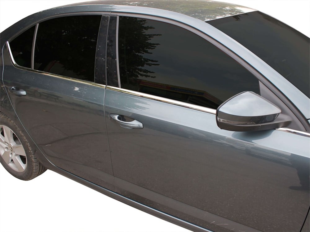 Skoda Octavia A7 Cam Çıtası 6 Prç Krom 2013 ve Sonrası Skoda Octavia A7 Cam Çıtası 6 Prç Krom 2013 ve Sonrası