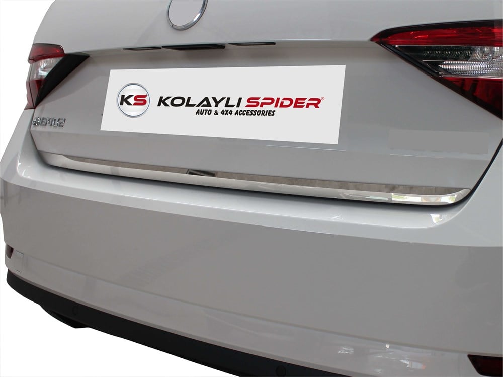 Skoda Super B8 Bagaj Alt Çıtası Krom 2015 ve Sonrası Skoda Super B8 Bagaj Alt Çıtası Krom 2015 ve Sonrası