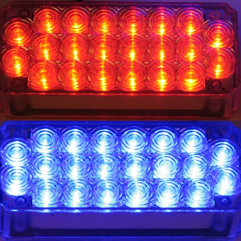Space Flaşlı İkaz Lambası 44 Led (Kırmızı-Mavi) / LAPA17 Space Flaşlı İkaz Lambası 44 Led (Kırmızı-Mavi) / LAPA17