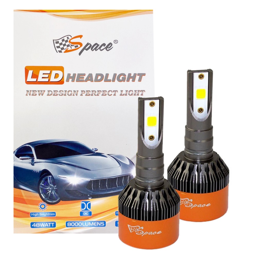 Space Led Far Ampulü Beyaz 48W 12V 8000LM H11 / LAAM92 Space Led Far Ampulü Beyaz 48W 12V 8000LM H11 / LAAM92