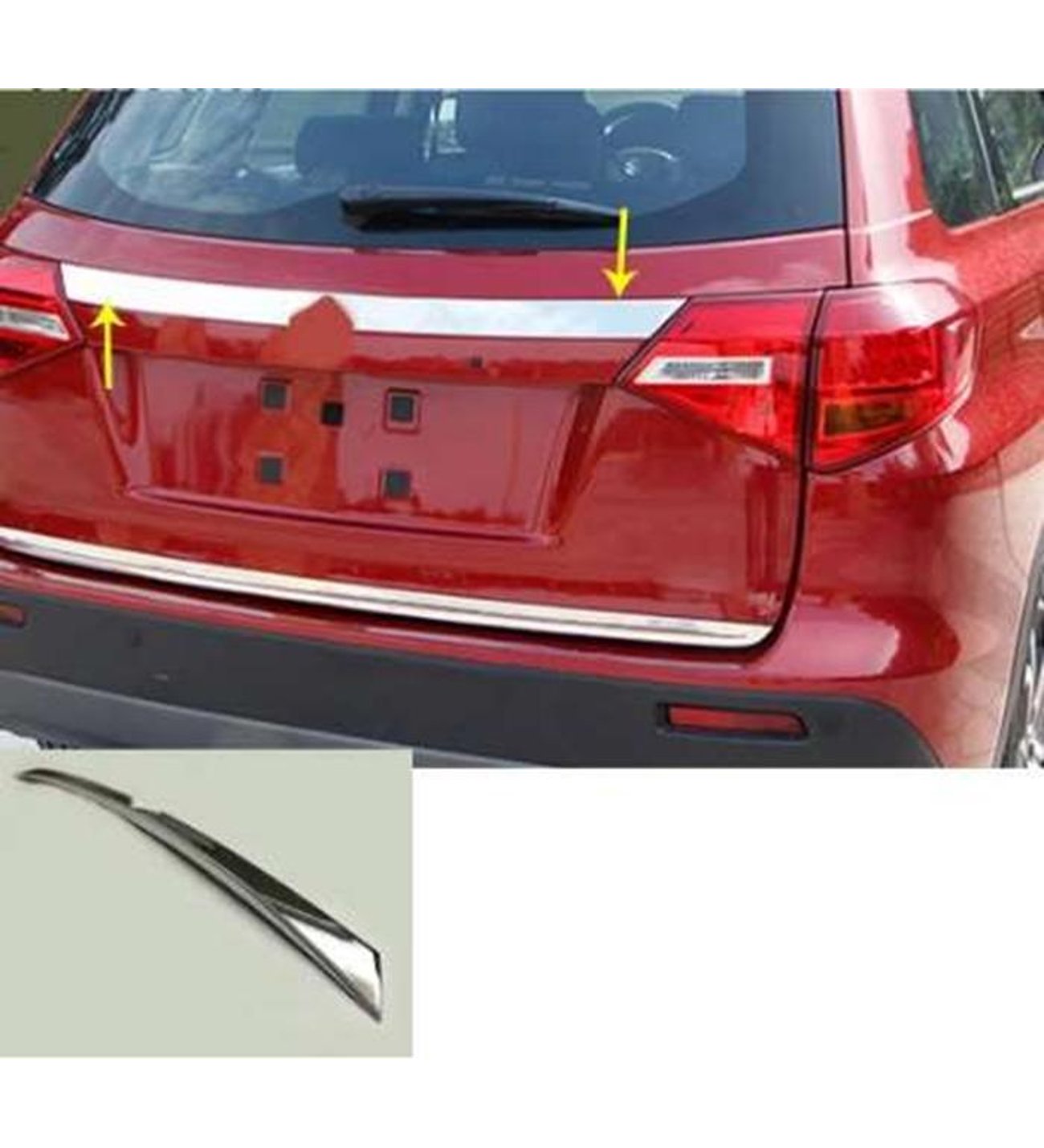 Suzuki Grand Uyumlu Vitara 2015 Sonrası Bagaj Çıtası Krom Suzuki Grand Uyumlu Vitara 2015 Sonrası Bagaj Çıtası Krom