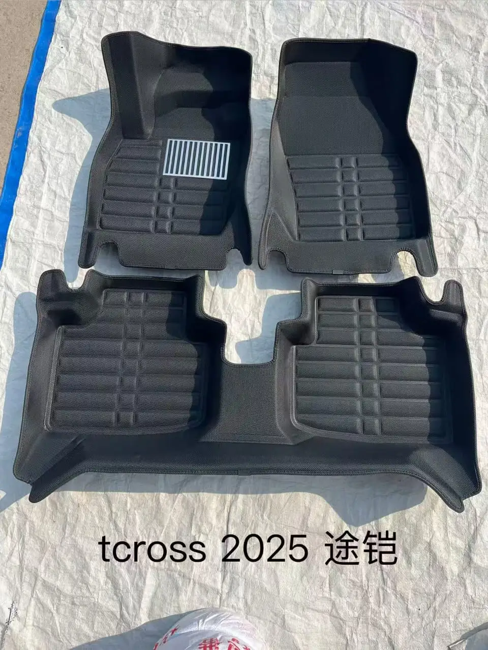 Vw T-Cross 2019 - 2025 Model Arası Araca Özel 5D Paspas Eva Kalite