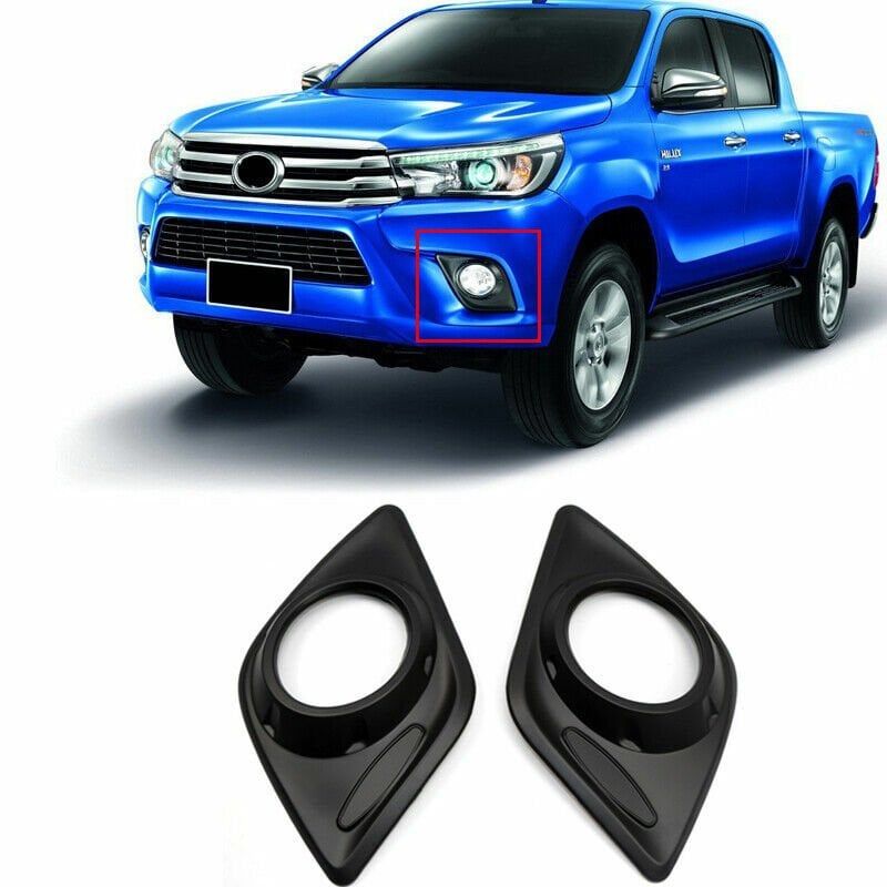 Toyota Hilux Uyumlu Sis Lambası Kapağı Siyah ABS 2016 Sonrası Toyota Hilux Uyumlu Sis Lambası Kapağı Siyah ABS 2016 Sonrası