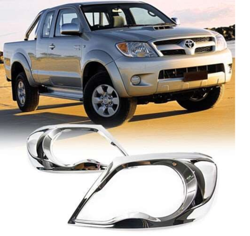 Toyota Hilux Uyumlu Vigo 2005 2011 Ön Far Kaplama Abs (Plastik) Toyota Hilux Uyumlu Vigo 2005 2011 Ön Far Kaplama Abs (Plastik)