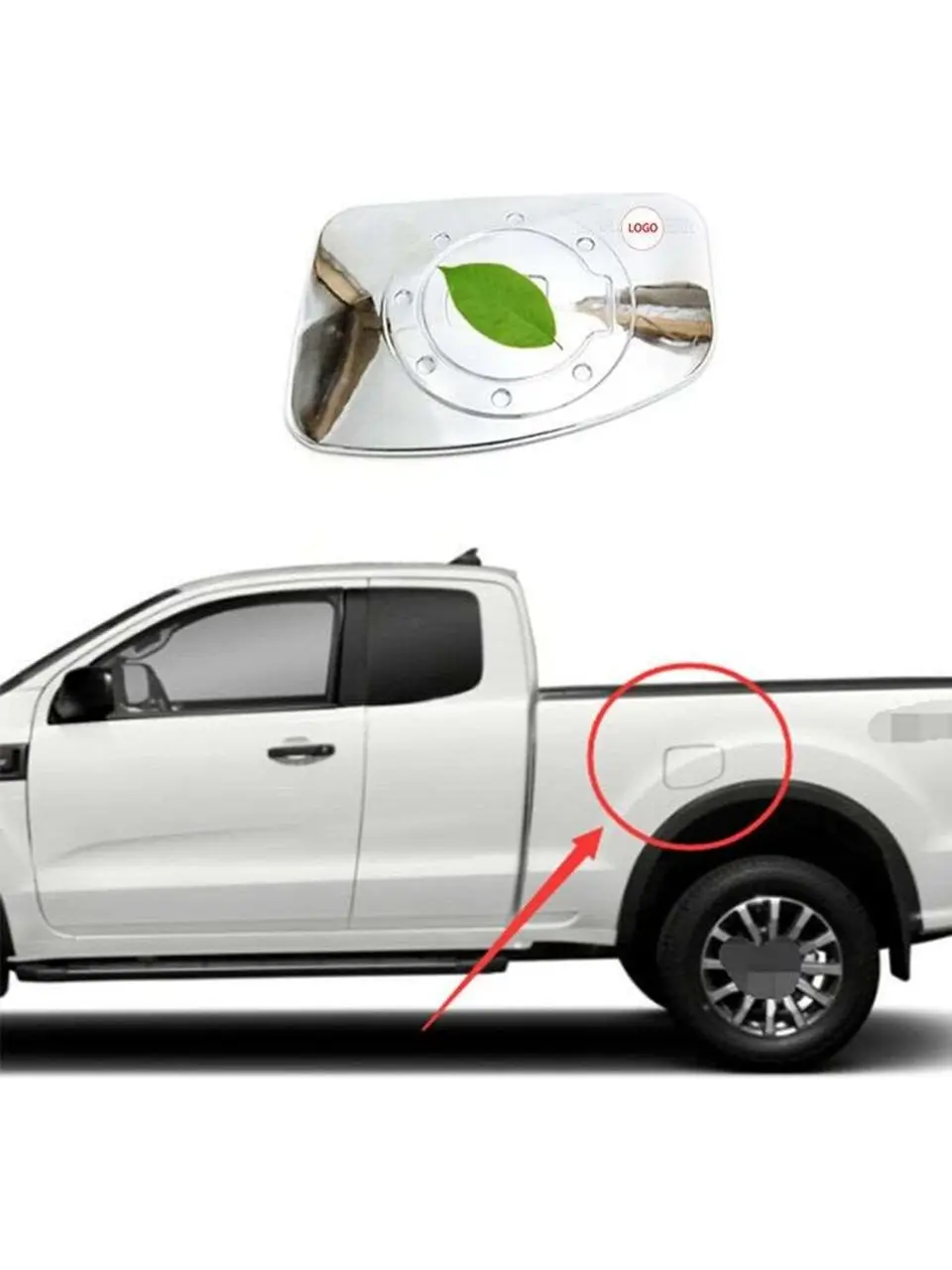 Ford Ranger 2015 Sonrası Depo Kapağı Abs(Plastik) Krom Ford Ranger 2015 Sonrası Depo Kapağı Abs(Plastik) Krom