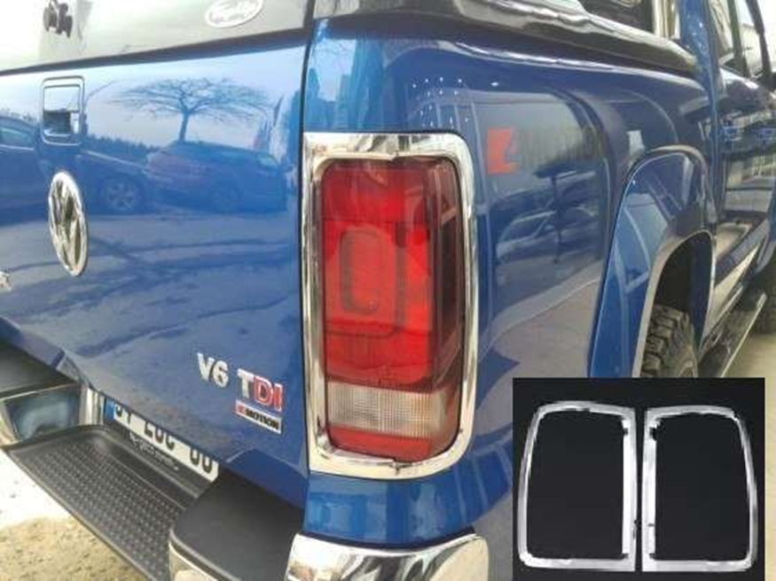 Volkswagen Amarok Uyumlu 2010 Sonrası Arka Stop Kaplama ABS (Plastik) Krom Volkswagen Amarok Uyumlu 2010 Sonrası Arka Stop Kaplama ABS (Plastik) Krom