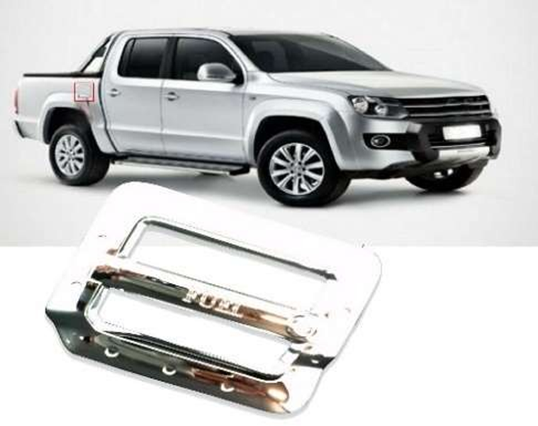 Volkswagen Amarok Uyumlu 2010 Sonrası Depo Kapağı Kaplama Krom Volkswagen Amarok Uyumlu 2010 Sonrası Depo Kapağı Kaplama Krom