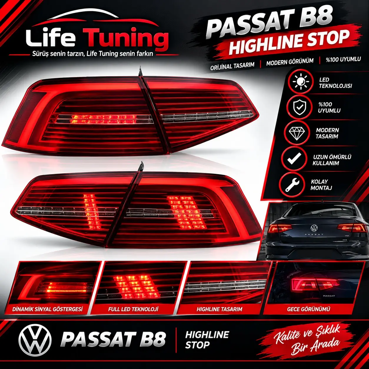 Volkswagen Passat B8 Highline Stop