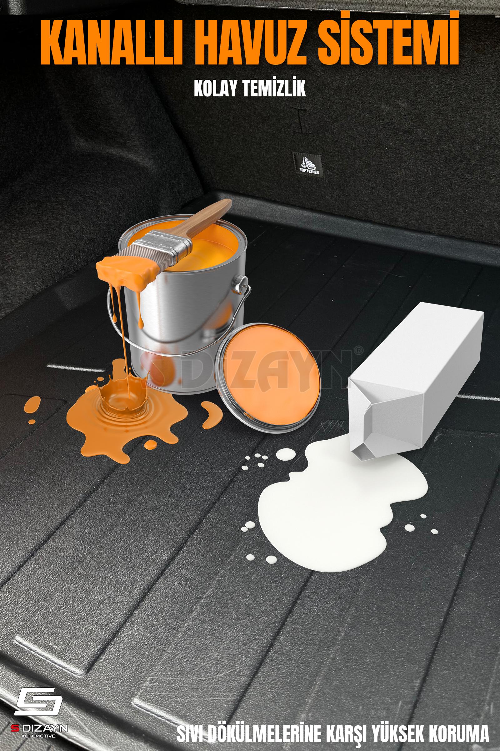 S-Dizayn Volkswagen T-Roc 3D Pro Bagaj Havuzu Üst Bagaj 2019 Üzeri A+ Kalite S-Dizayn Volkswagen T-Roc 3D Pro Bagaj Havuzu Üst Bagaj 2019 Üzeri A+ Kalite