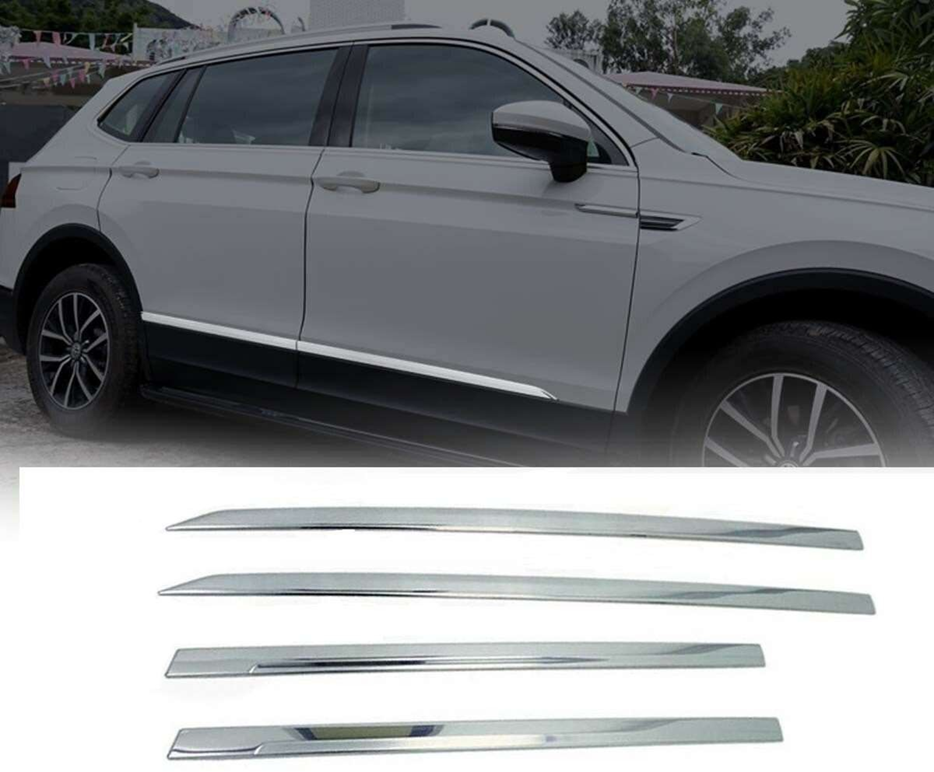 Volkswagen Tiguan Uyumlu 2008 2015 Yan Kapı Çıtası Krom Volkswagen Tiguan Uyumlu 2008 2015 Yan Kapı Çıtası Krom
