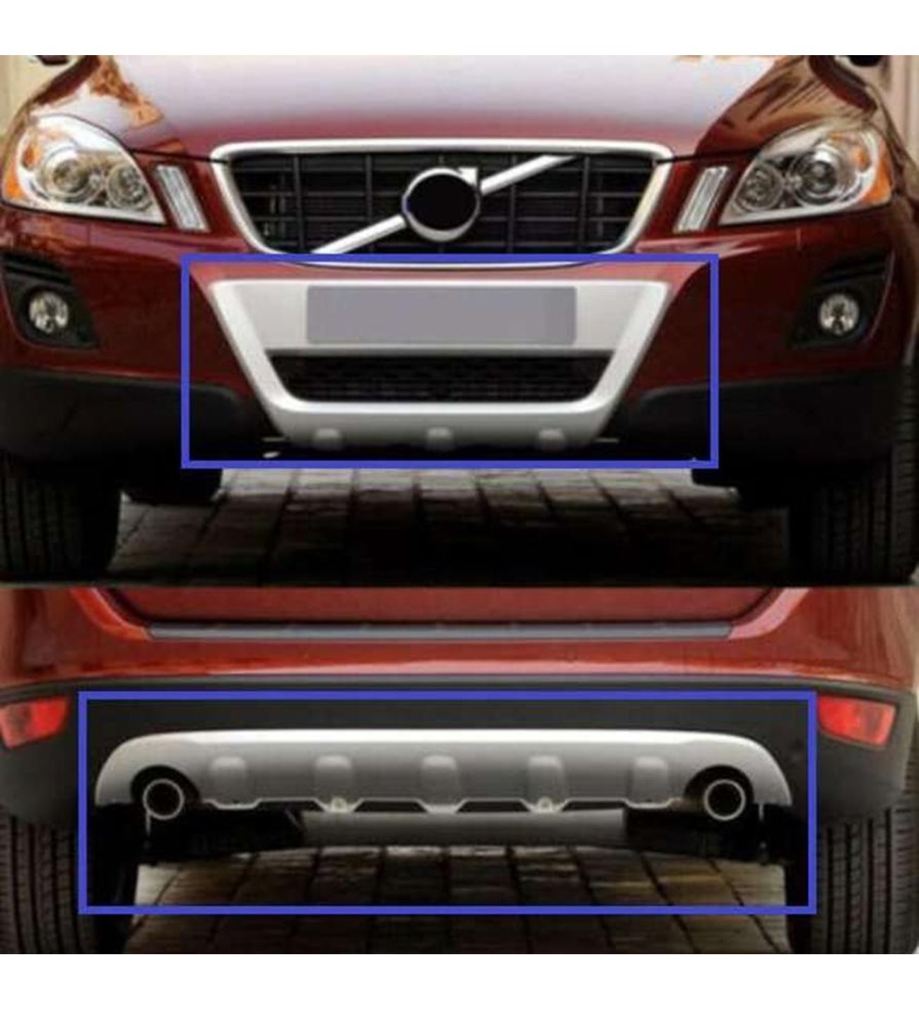 Volvo Xc60 Uyumlu 2009 2013 Ön Arka Koruma Difüzör Parça Volvo Xc60 Uyumlu 2009 2013 Ön Arka Koruma Difüzör Parça