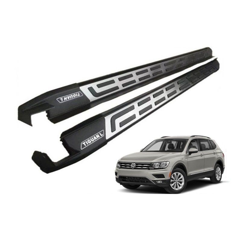 Volkswagen Tiguan Uyumlu Yan Basamak Koruma Long 2016- Side Step Square Style Volkswagen Tiguan Uyumlu Yan Basamak Koruma Long 2016- Side Step Square Style