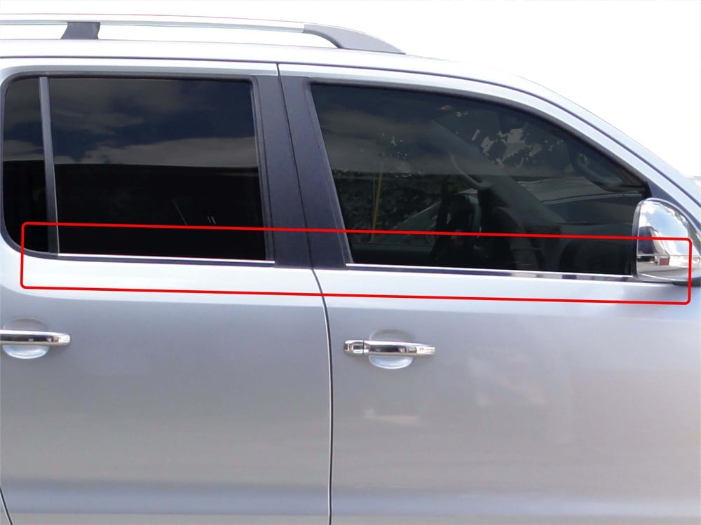 VW Amarok Cam Çıtası 4 Prç Krom 2010-2016 VW Amarok Cam Çıtası 4 Prç Krom 2010-2016
