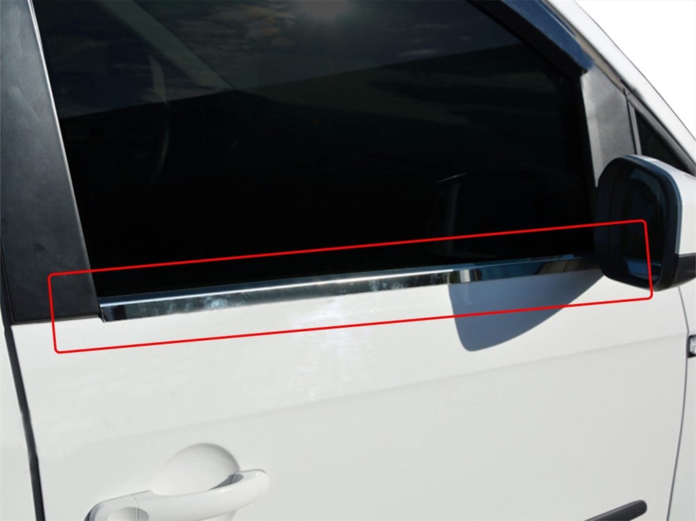 VW Caddy Cam Çıtası 2 Prç Krom 2015 ve Sonrası VW Caddy Cam Çıtası 2 Prç Krom 2015 ve Sonrası
