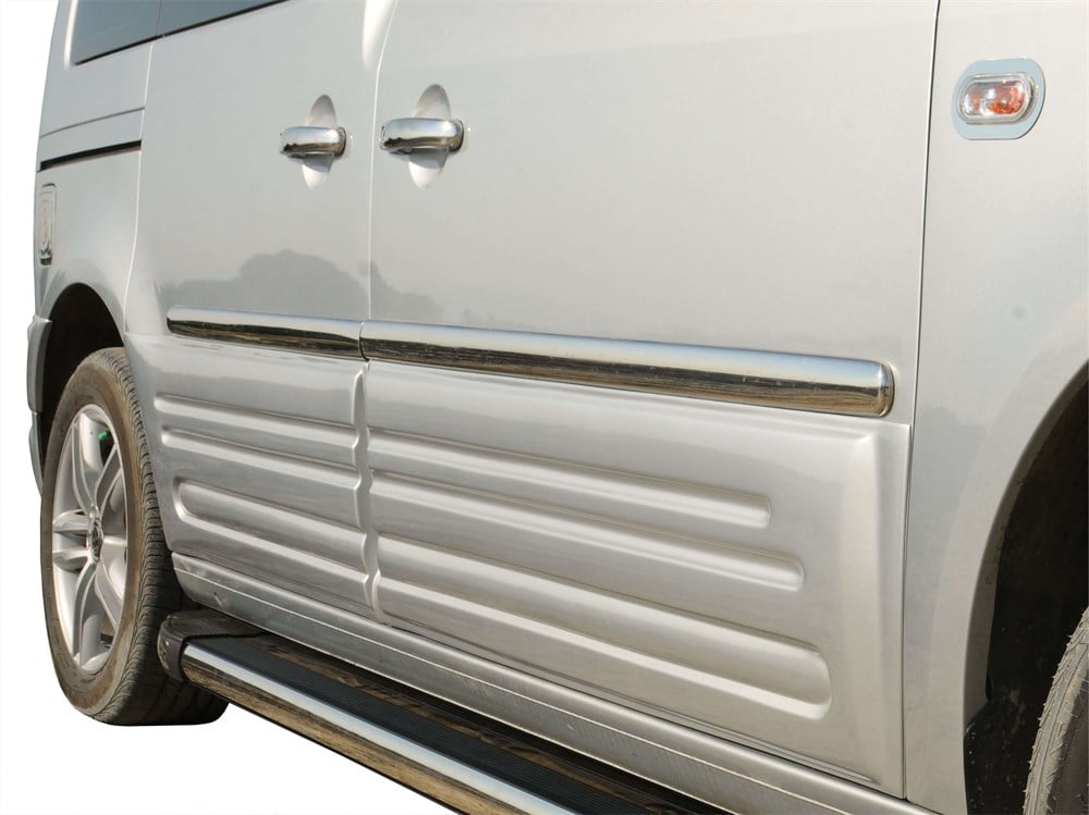 VW Caddy Yan Kapı Çıtası 4 Prç Krom (Maxi) 2010-2014 VW Caddy Yan Kapı Çıtası 4 Prç Krom (Maxi) 2010-2014