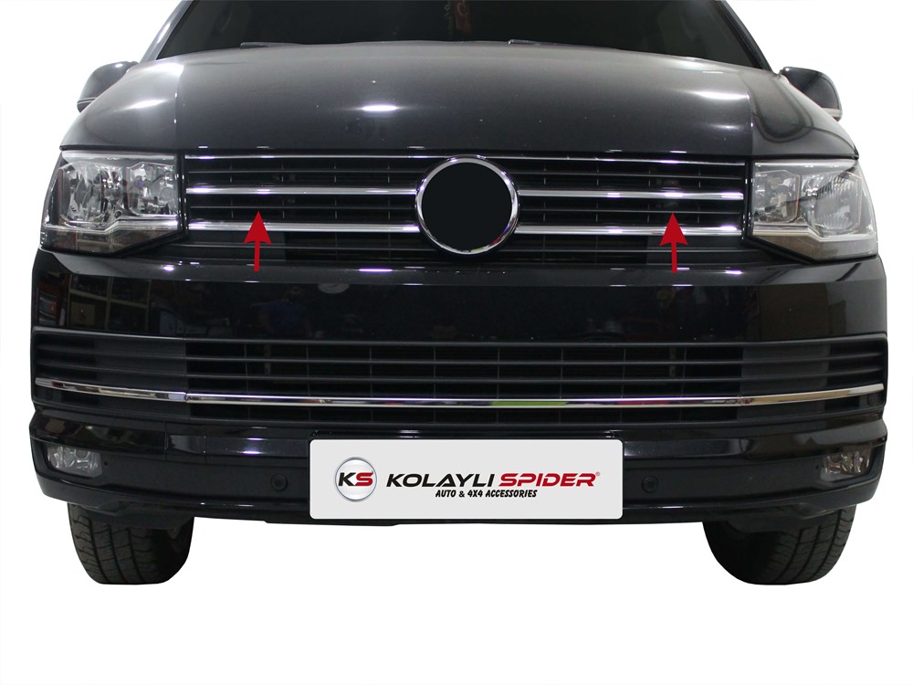 VW Caravelle T6 Ön Panjur Çıtası 2 Prç 2015 ve Sonrası VW Caravelle T6 Ön Panjur Çıtası 2 Prç 2015 ve Sonrası