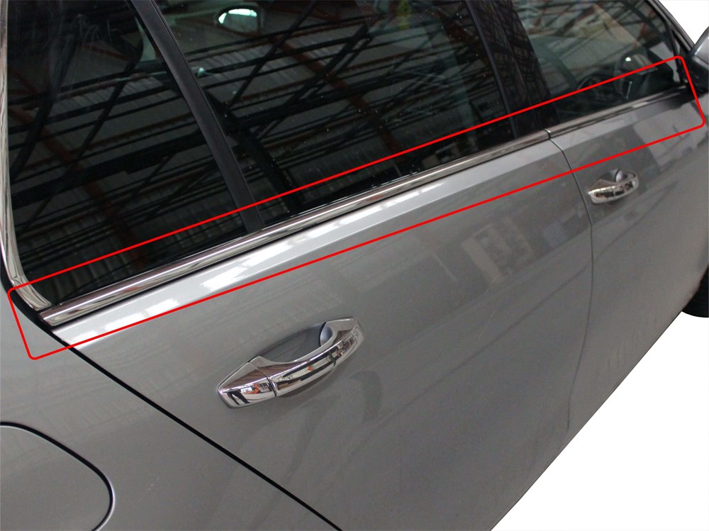 VW Golf 7 Cam Çıtası 4 Prç Krom 2013 ve Sonrası VW Golf 7 Cam Çıtası 4 Prç Krom 2013 ve Sonrası