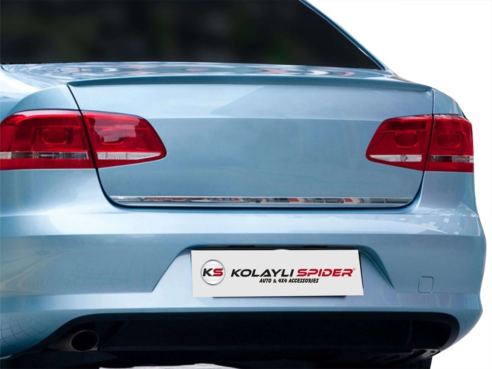 VW Passat B7 Bagaj Alt Çıta Krom 2012-2014 VW Passat B7 Bagaj Alt Çıta Krom 2012-2014