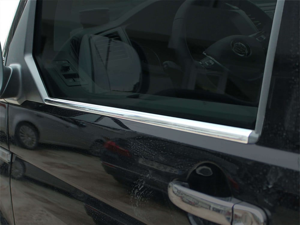 VW Transporter T6.1 Cam Çıtası 2 Prç. Krom 2020 ve Sonrası VW Transporter T6.1 Cam Çıtası 2 Prç. Krom 2020 ve Sonrası