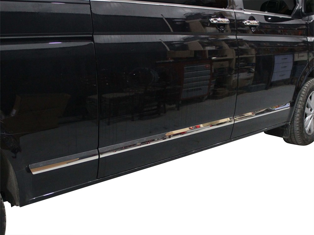 VW Transporter T6 Yan Kapı Çıtası 7 Prç Krom (U.Ş) 2015 ve Sonrası VW Transporter T6 Yan Kapı Çıtası 7 Prç Krom (U.Ş) 2015 ve Sonrası
