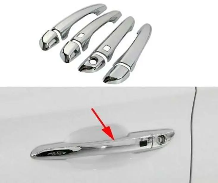 Hyundai Tucson Uyumlu 2015 Sonrası Kapı Kolu (Sensörlü) ABS (Plastik) Krom Hyundai Tucson Uyumlu 2015 Sonrası Kapı Kolu (Sensörlü) ABS (Plastik) Krom